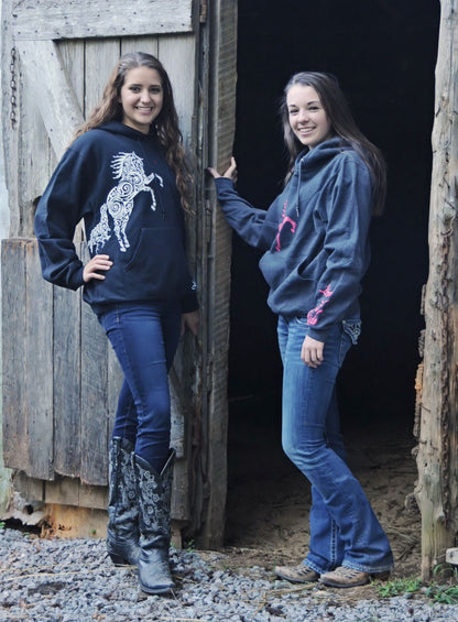 Paisley Pony Horse Hoodie - Live for the Ride 