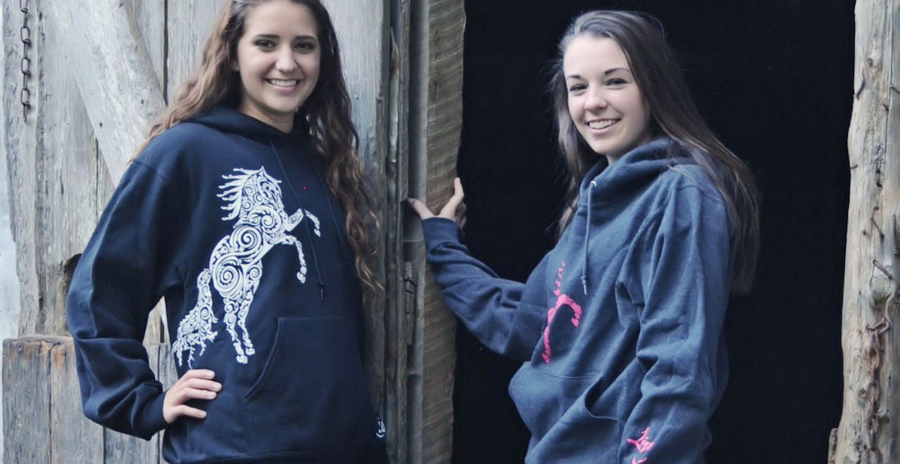 Paisley Pony Horse Hoodie - Live for the Ride 