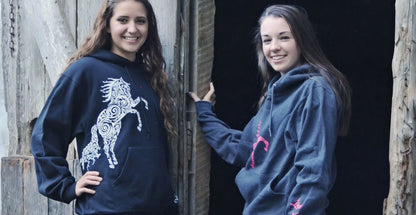 Paisley Pony Horse Hoodie - Live for the Ride 