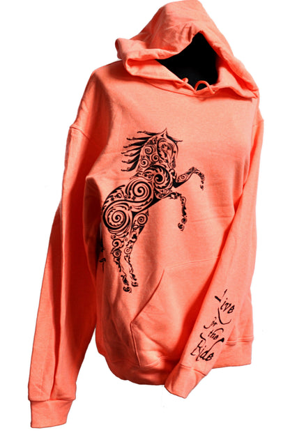 Paisley Pony Horse Hoodie - Live for the Ride 