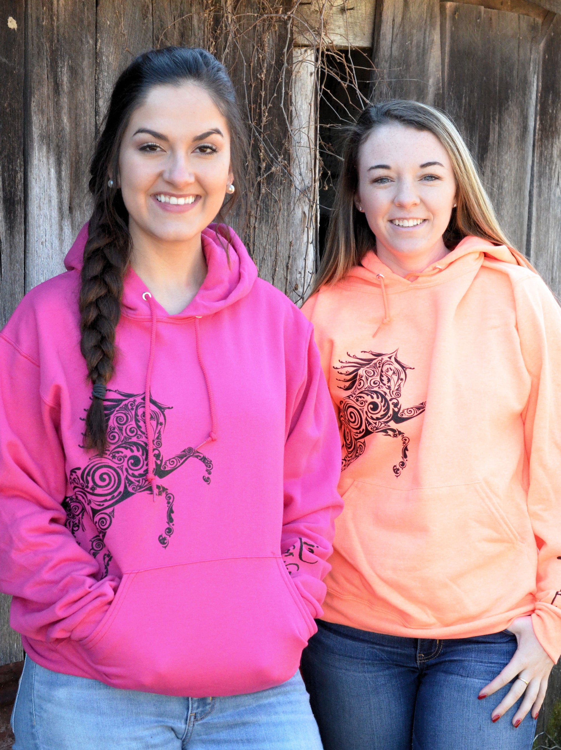 Paisley Pony Horse Hoodie - Live for the Ride 