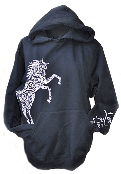 Paisley Pony Horse Hoodie - Live for the Ride 